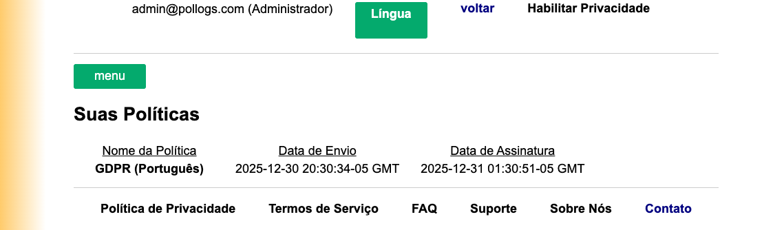 Meu Painel de Políticas