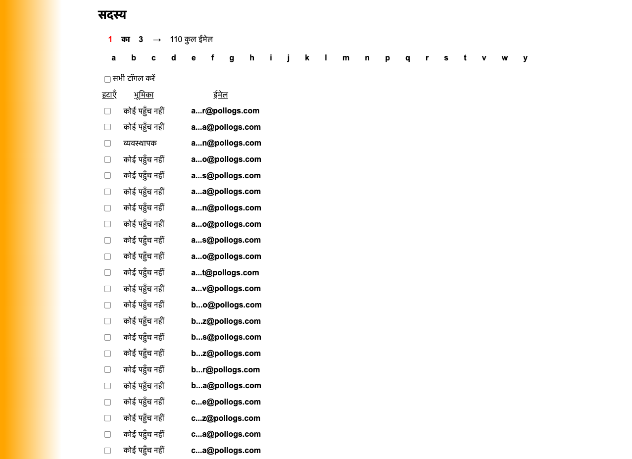 स्टाफ डैशबोर्ड जारी