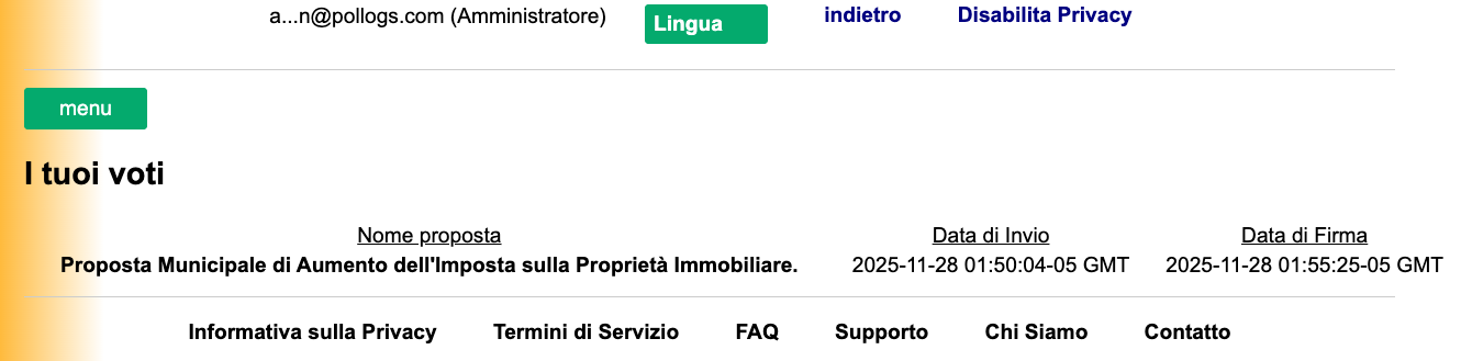 Dashboard I Miei Voti